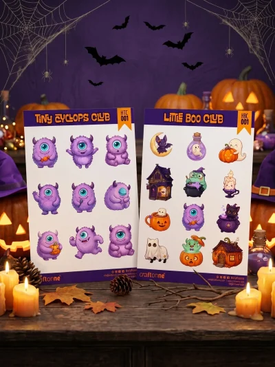 Halloween Club Collection | 21'li Halloween Sticker Seti